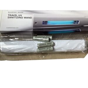 NWT Sharper Image White Travel UV Sanitizer Wand